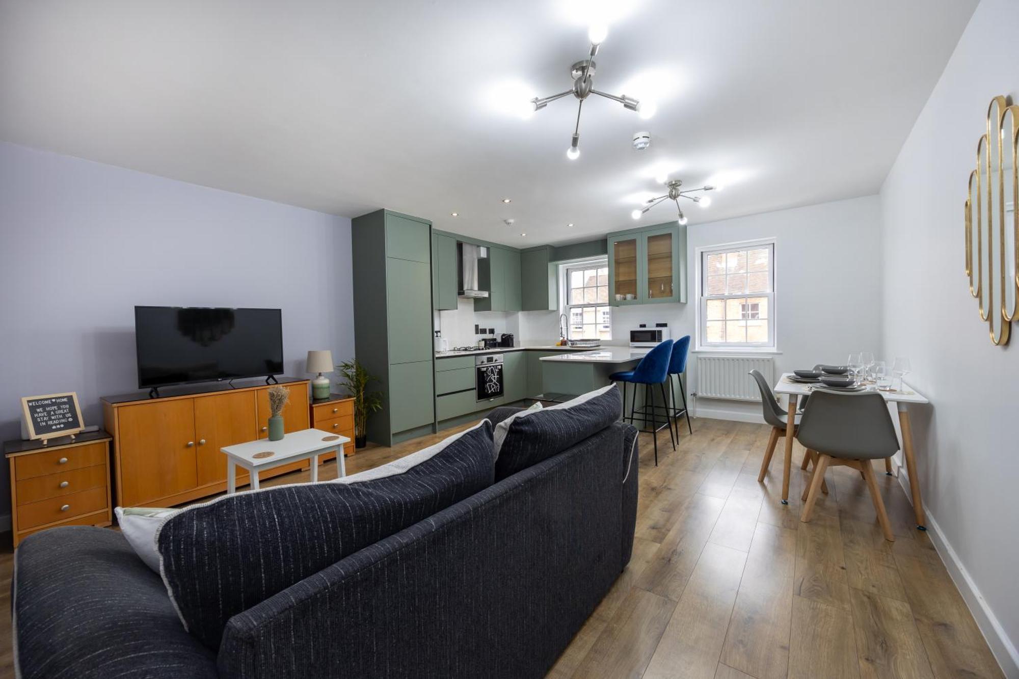 雷丁Stunning 3Br, Free Parking, Near Town Center, Long Term Discoun公寓 外观 照片